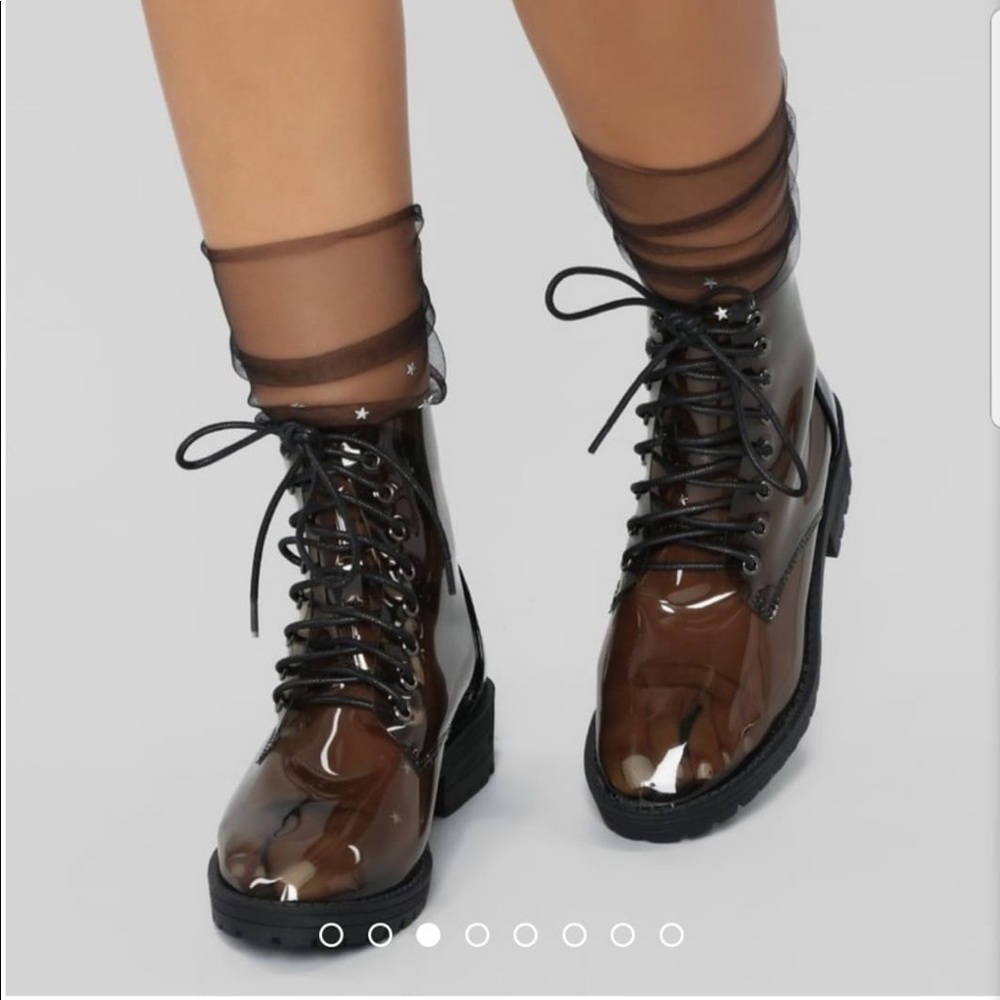 Clear boots